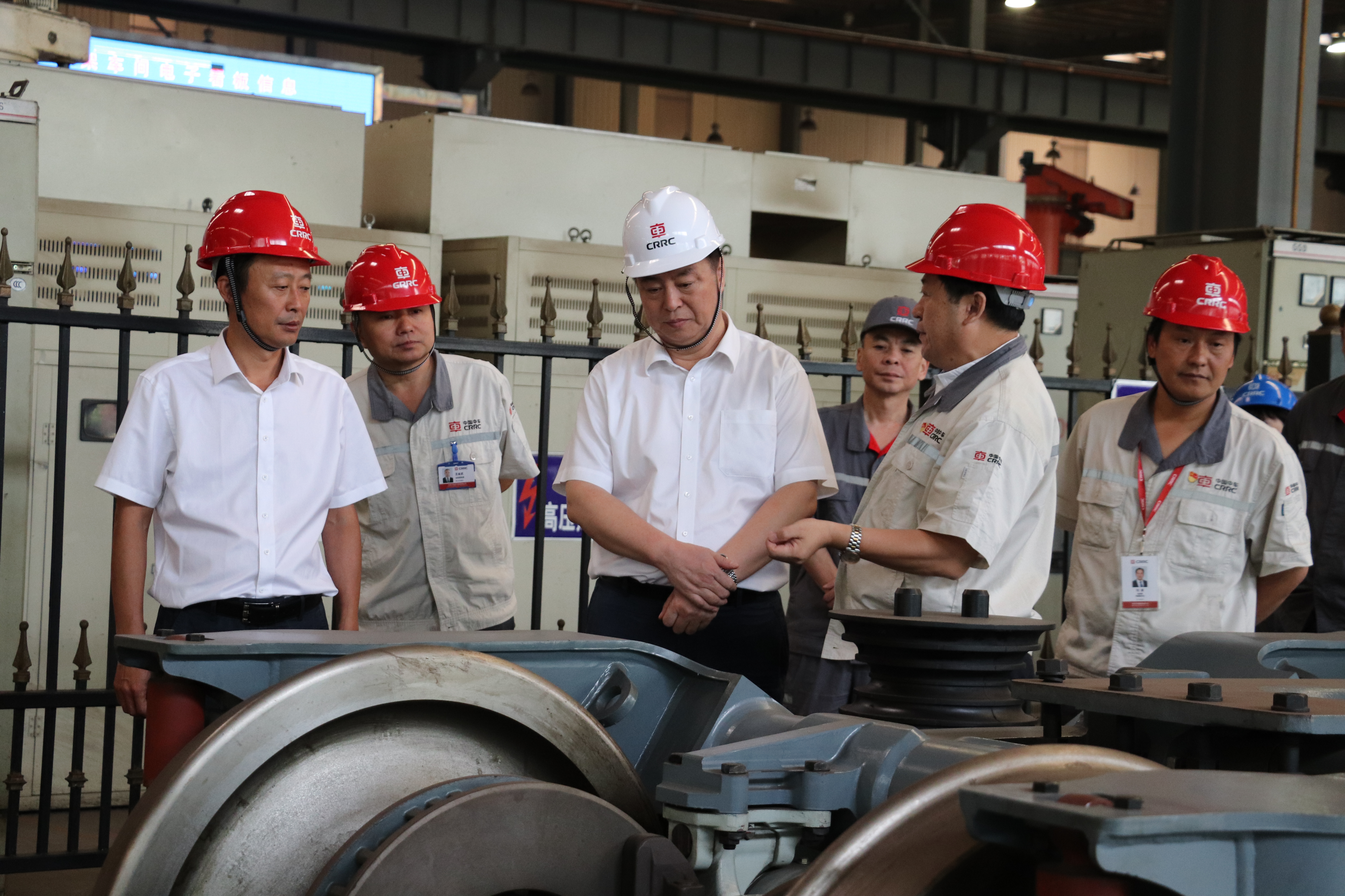 2018年8月17日，中车集团党委书记、董事长刘化龙到齐车公司调研。