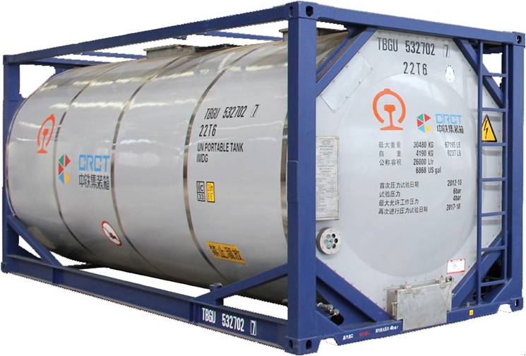 20 Feet Frame Tank Container