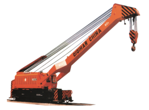 N0603型米轨60t定长臂铁路起重机（出口缅甸）